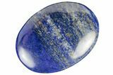 Polished Lapis Lazuli Palm Stone - Pakistan #187600-1